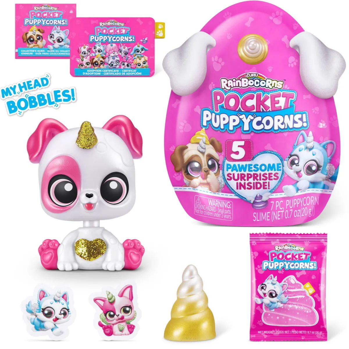 Zuru Rainbocorns Pocket Puppycorn Surprise S1 – 12 söta valpar till samlingen | Barn Övrig Lek