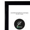 G1 Galleriet Ram 6B svart högblank 15x21cm | Ramar