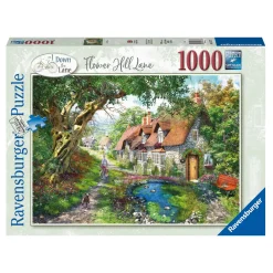 Ravensburger pussel – Flower Hill Lane. 1000 bitar, 70×50 cm. | Barn Pussel