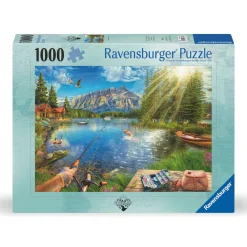 Barn Ravensburger pussel – Life At The Lake. 1000 bitar, 70×50 cm.