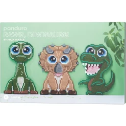 Barn Panduro Iron Beads Rawr Dinosaurs! by Anja Takacs, pärla 3 helt livsfarliga dinosaurier! H. 27–29 cm