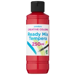 Creative Colors Ready Mix tempera 250ml röd | Barn Barnfärg