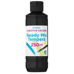 Creative Colors Ready Mix tempera 250ml svart | Barn Barnfärg