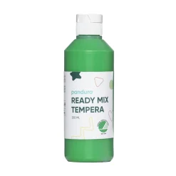 Panduro Hobby Ready Mix Tempera, svanenmärkt hobbyfärg för barn 250 ml, grön | Barn Barnfärg