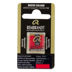 Rembrandt akvarellfärg halvkopp – Napthol Red Bluish 355 | Akvarell- & Vattenfärger
