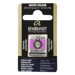 Rembrandt akvarellfärg halvkopp – Cobalt Violet 539 | Akvarell- & Vattenfärger