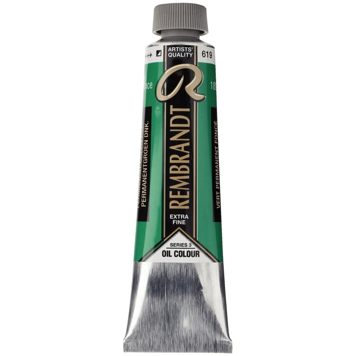 Rembrandt oljefärg 40 ml Permanent Green Deep - 619
