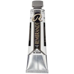 Rembrandt oljefärg 40 ml Transparent White (Safflower Oil) - 119