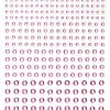 Panduro Hobby Rhinestone stickers ljusrosa – 496 ljusrosa pärlstickers. Ø3, 4, 5, 6 mm | Rhinestonestickers