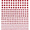 Panduro Hobby Rhinestone stickers röd – totalt 496 röda pärlstickers. Ø3, 4, 5, 6 mm | Rhinestonestickers