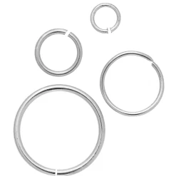 Panduro Jewellery Ringöglor Ø4-13 mm 20st silver