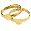 Panduro Jewellery Ringstomme guldfärgad 2 st | Stommar