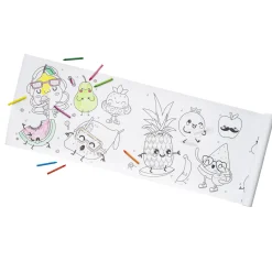 Barn Creative Colors Ritrulle Happy Fruit, färglägg massor av glada frukter – rullen är 40×300 cm