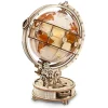 Robotime ROKR Luminous Globe ST003 3D-miniatyr, träpussel jordglob 167×203×293 mm | Grundsatser