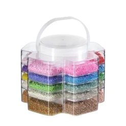 Panduro Jewellery Rocailles Jewellery Kit, ett torn fyllt med lite över 50000 glaspärlor + smyckestillbehör | Grundsatser & Startkit