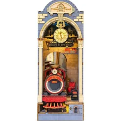 Robotime Rolife DIY 3D Bookend Time Travel miniatyr diorama – TGB04, 98×250×184 mm | Grundsatser