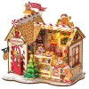 Robotime Rolife DIY Gingerbread House miniatyr diorama – DG176, 213×173×203 mm