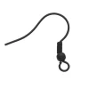 Panduro Jewellery Öronkrokar 5 par matt svart | Örhängen