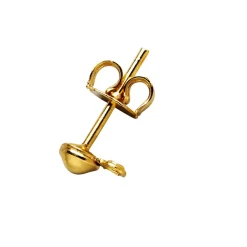 Panduro Jewellery Öronstift ögla guldfärg 5 par | Örhängen