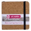 Royal Talens Art Creation Sketch skissbok 12x12 cm, kork-omslag – 140 g/m², 80 ark | Skissböcker