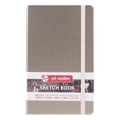 Royal Talens Art Creation Sketch skissbok 13×21 cm, rosa omslag – 140 g/m², 80 ark