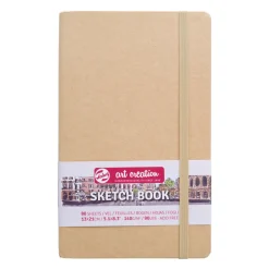 Royal Talens Art Creation Sketch skissbok 13x21 cm, naturfärgat omslag – 140 g/m², 80 ark | Skissböcker