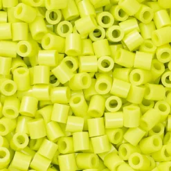Barn Panduro Iron Beads Rörpärlor Midi 1000 st gulgrön, Ø5 mm