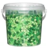 Barn Panduro Iron Beads Rörpärlor Midi 4000 st i grön mix + gröna transparenta pärlor, Ø5 mm