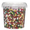Panduro Iron Beads Rörpärlor Midi 5000 st i julens klassiska färger! Ø5 mm | Barn Rörpärlor Midi