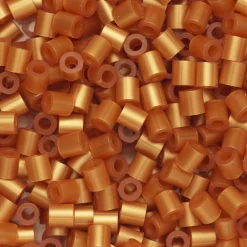 Panduro Iron Beads Rörpärlor Midi 1000 st koppar med metallicskimmer, Ø5 mm | Barn Rörpärlor Midi