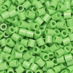 Panduro Iron Beads Rörpärlor Midi 1000 st ljusgrön, Ø5 mm | Barn Rörpärlor Midi