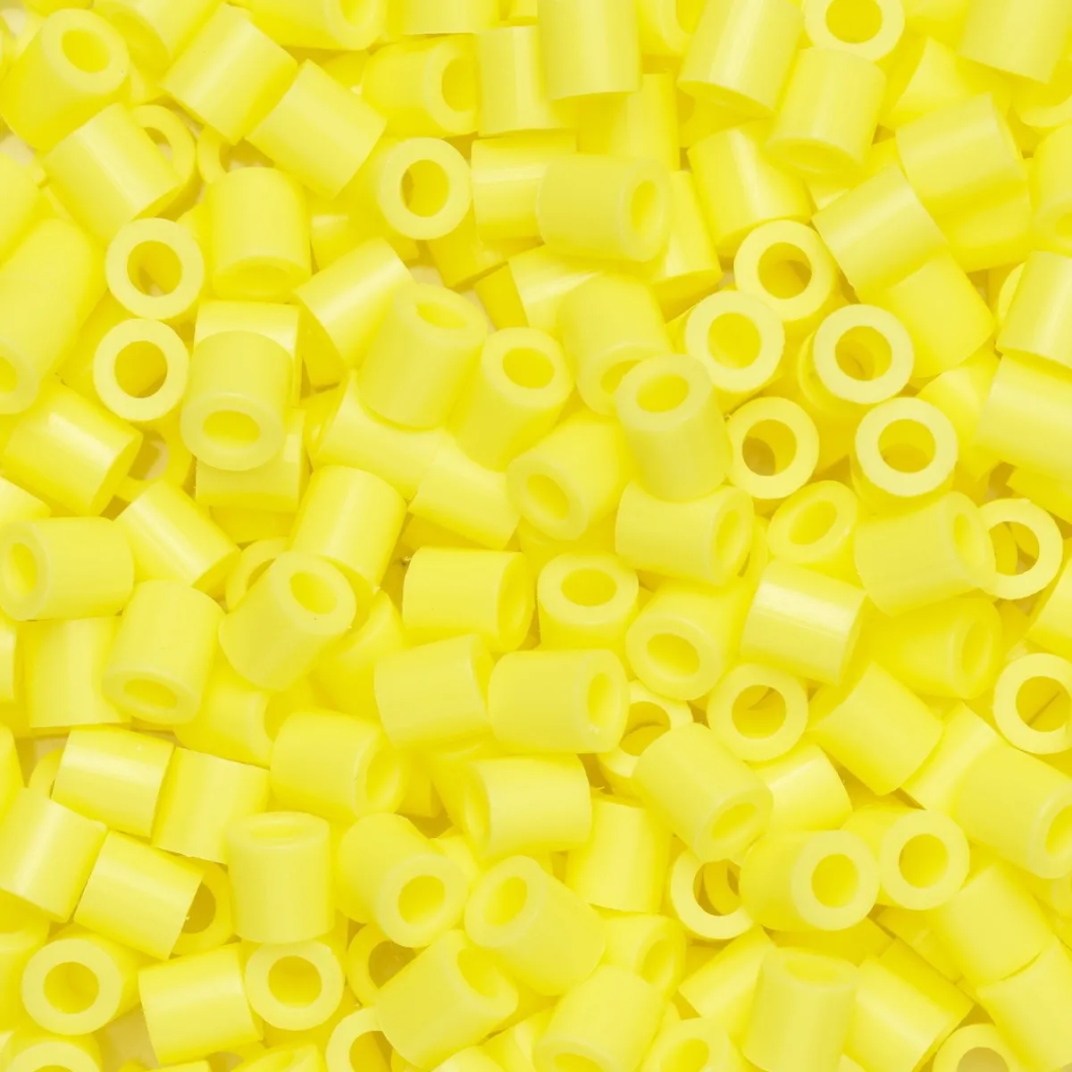 Barn Panduro Iron Beads Rörpärlor Midi 1000 st ljusgul, Ø5 mm