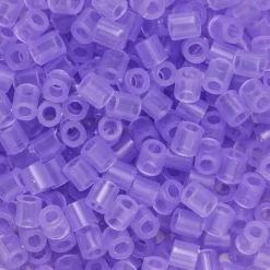 Barn Panduro Iron Beads Rörpärlor Midi 1000 st ljuslila genomskinliga, Ø5 mm