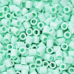 Barn Panduro Iron Beads Rörpärlor Midi 1000 st ljus mintgrön, Ø5 mm