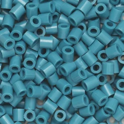 Panduro Iron Beads Rörpärlor Midi 1000 st ljus petroleum, Ø5 mm | Barn Rörpärlor Midi