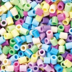 Barn Panduro Iron Beads Rörpärlor Midi 6000 st mix med pastellfärger, Ø5 mm