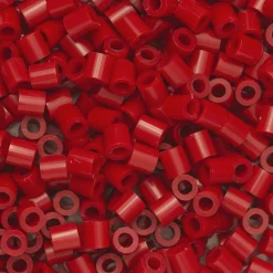 Barn Panduro Iron Beads Rörpärlor Midi 3000 st mörkröd, Ø5 mm