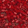 Panduro Iron Beads Rörpärlor Midi 1000 st mörkröd, Ø5 mm | Barn Rörpärlor Midi