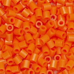 Panduro Iron Beads Rörpärlor Midi 1000 st orange, Ø5 mm | Barn Rörpärlor Midi