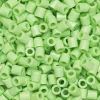 Panduro Iron Beads Rörpärlor Midi 1000 st pastellgrön, Ø5 mm | Barn Rörpärlor Midi