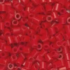 Panduro Iron Beads Rörpärlor Midi 1000 st röd, Ø5 mm | Barn Rörpärlor Midi