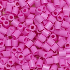 Panduro Iron Beads Rörpärlor Midi 1000 st rosa, Ø5 mm | Barn Rörpärlor Midi