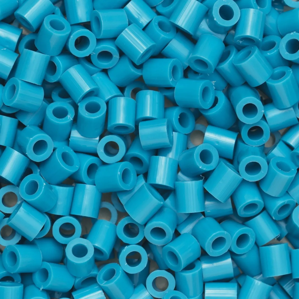 Panduro Iron Beads Rörpärlor Midi 1000 st turkos, Ø5 mm | Barn Rörpärlor Midi