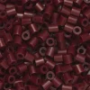 Panduro Iron Beads Rörpärlor Midi 1000 st vinröd, Ø5 mm | Barn Rörpärlor Midi