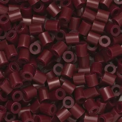 Panduro Iron Beads Rörpärlor Midi 1000 st vinröd, Ø5 mm | Barn Rörpärlor Midi