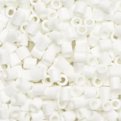 Barn Panduro Iron Beads Rörpärlor Midi 6000 st vit, Ø5 mm