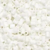 Panduro Iron Beads Rörpärlor Midi 3000 st vit, Ø5 mm | Barn Rörpärlor Midi