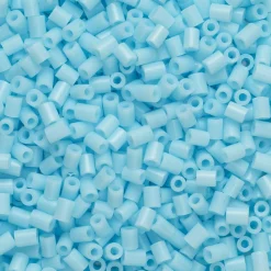 Barn Panduro Iron Beads Rörpärlor Mini 1000 st ljusblå, Ø2,5 mm