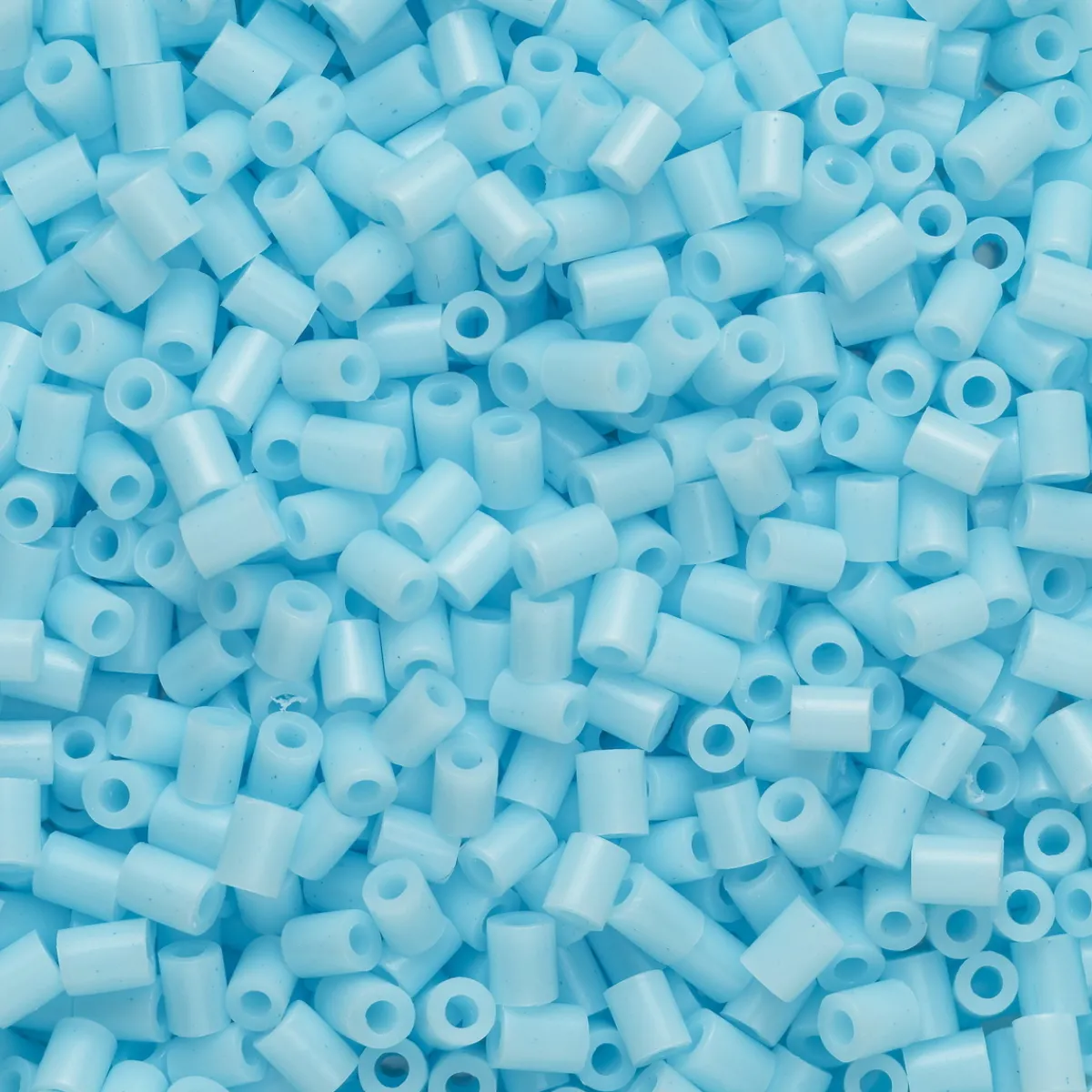 Barn Panduro Iron Beads Rörpärlor Mini 1000 st ljusblå, Ø2,5 mm