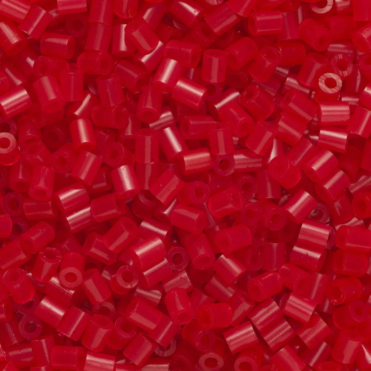 Barn Panduro Iron Beads Rörpärlor Mini 1000 st röd, Ø2,5 mm